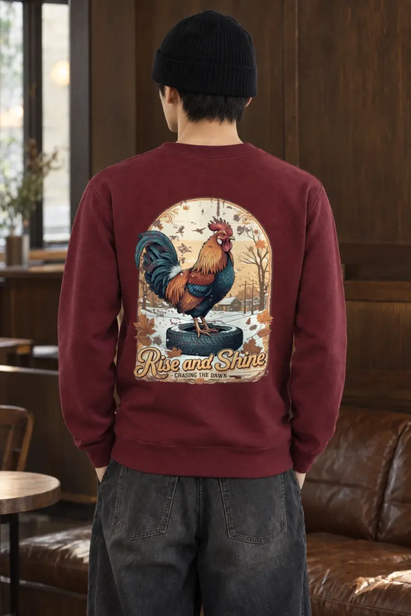 "Rise and Shine" Heavy Blend Unisex Crewneck Sweatshirt