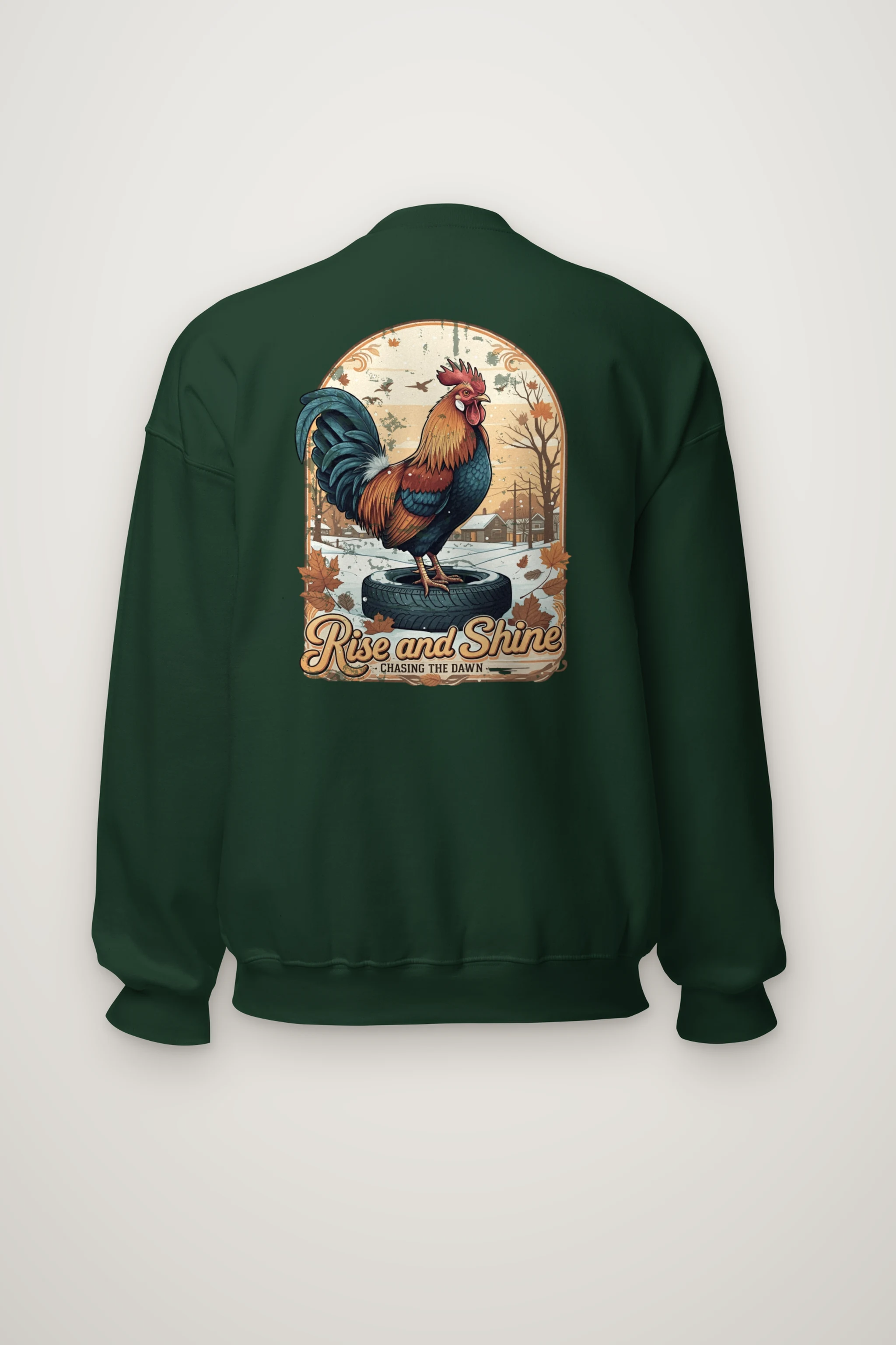 "Rise and Shine" Heavy Blend Unisex Crewneck Sweatshirt