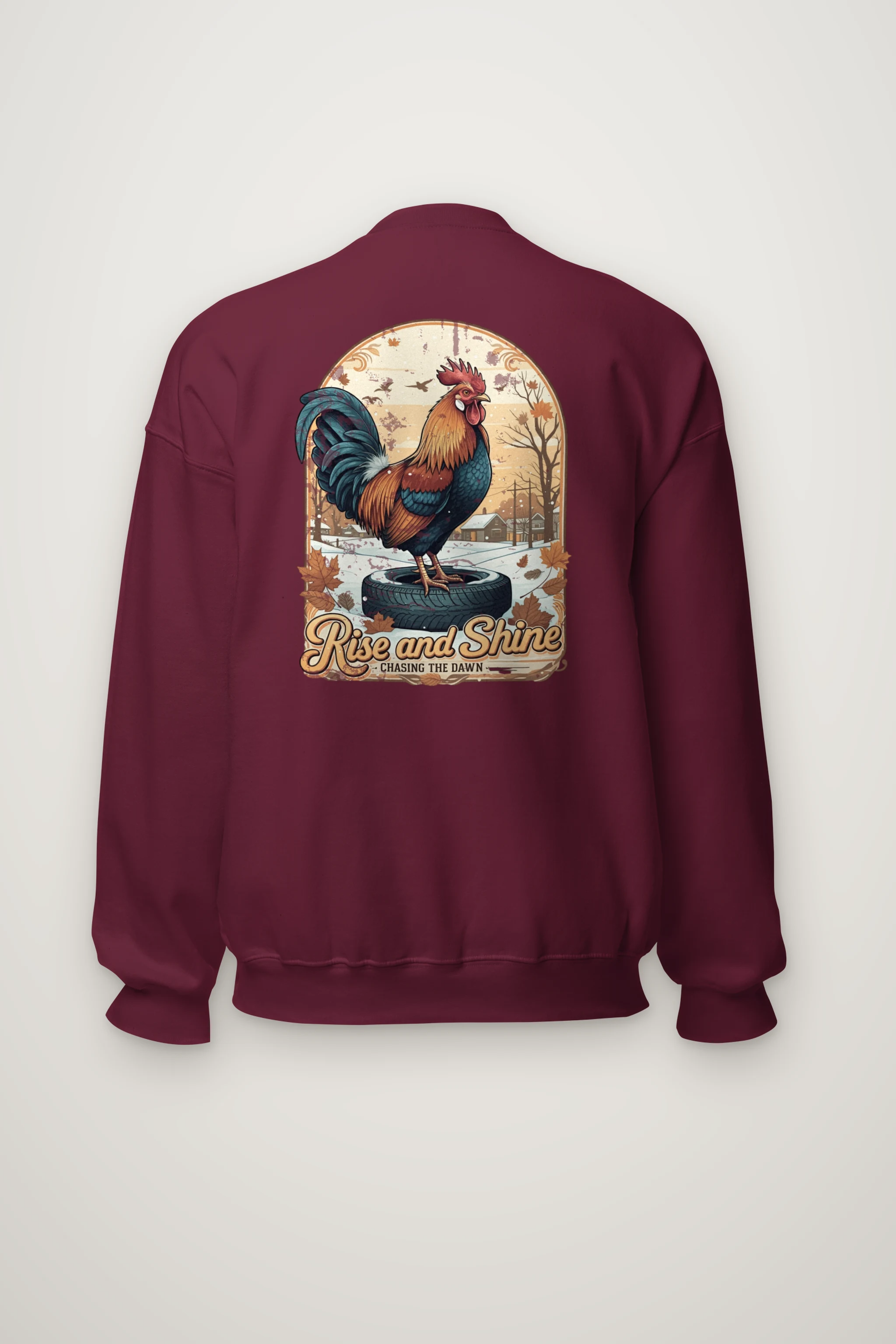 "Rise and Shine" Heavy Blend Unisex Crewneck Sweatshirt