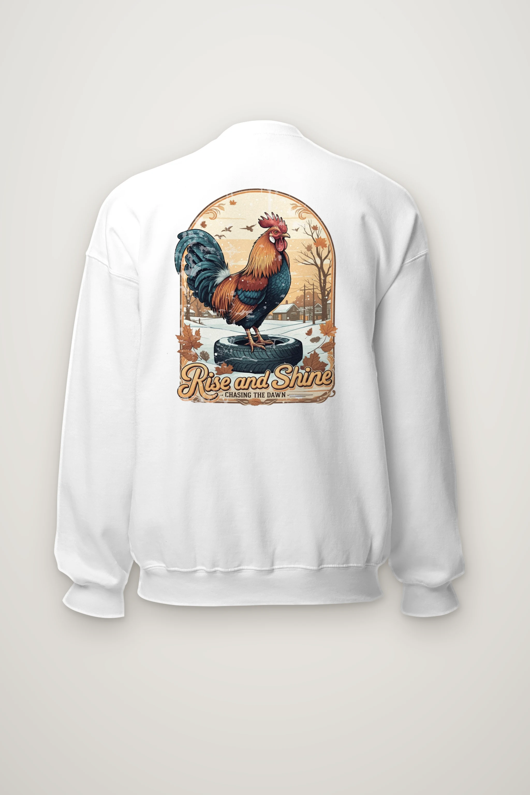 "Rise and Shine" Heavy Blend Unisex Crewneck Sweatshirt