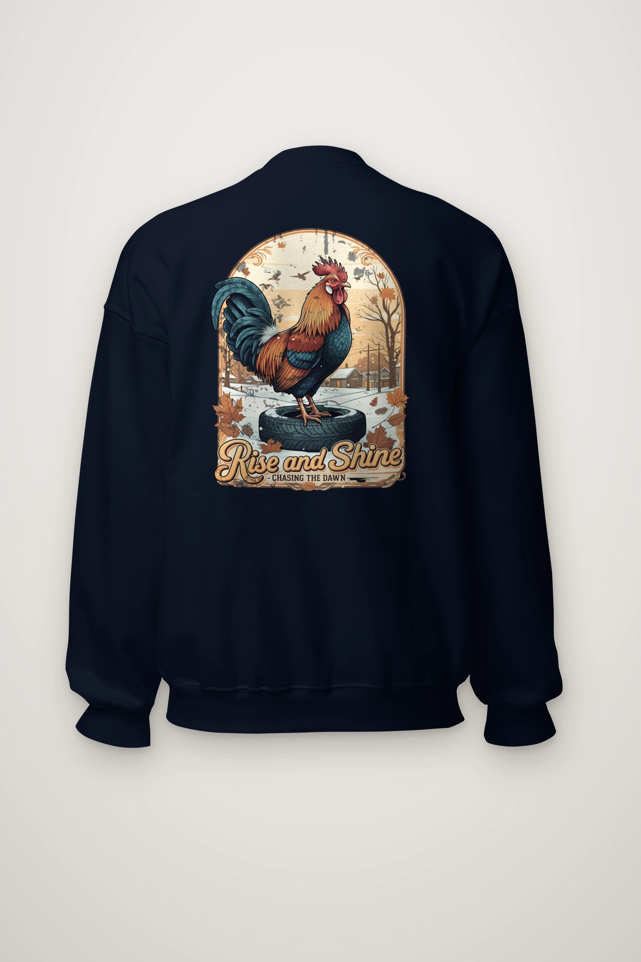 "Rise and Shine" Heavy Blend Unisex Crewneck Sweatshirt