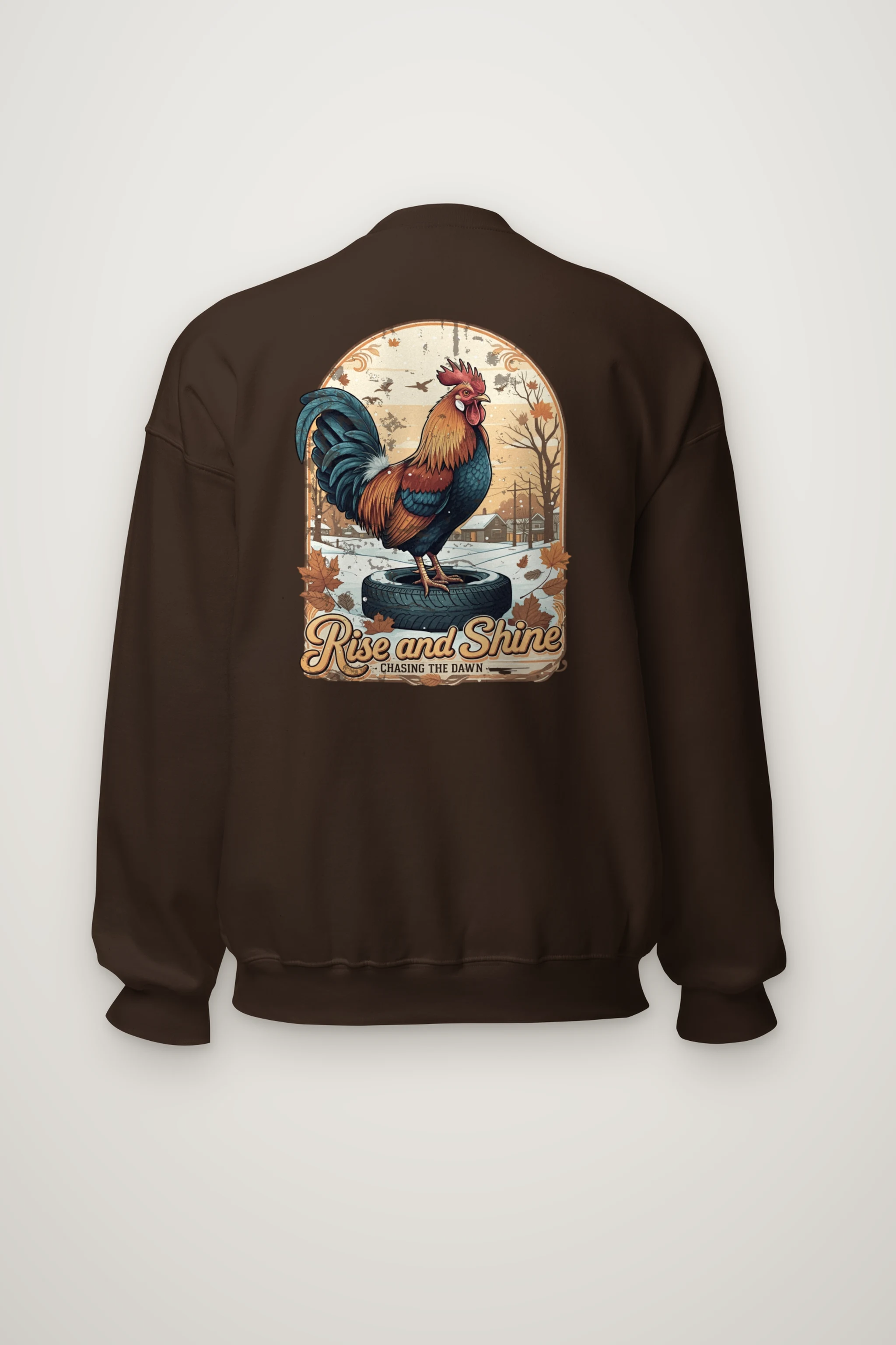 "Rise and Shine" Heavy Blend Unisex Crewneck Sweatshirt