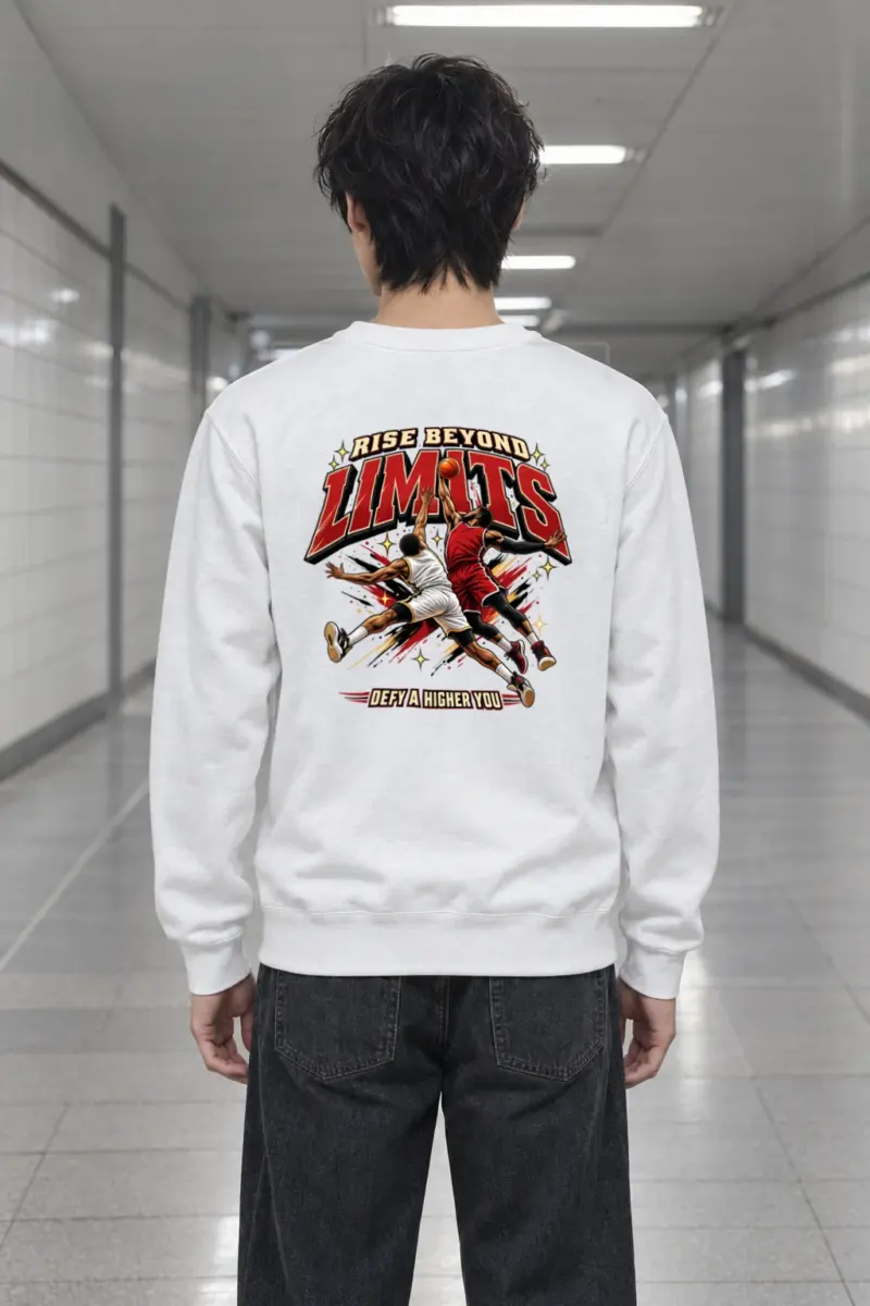 "Rise Beyond Limits" Heavy Blend Unisex Crewneck Sweatshirt