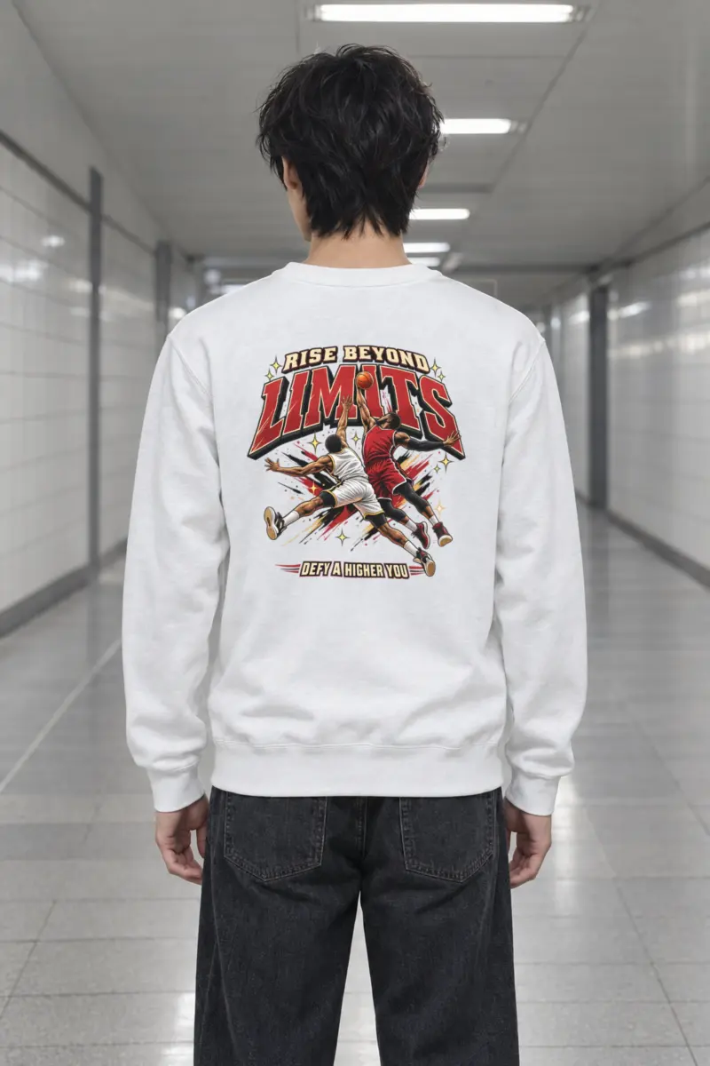 "Rise Beyond Limits" Heavy Blend Unisex Crewneck Sweatshirt