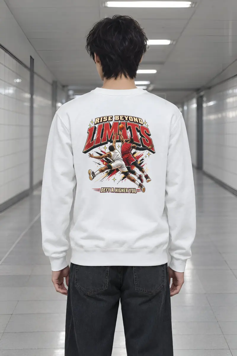 "Rise Beyond Limits" Heavy Blend Unisex Crewneck Sweatshirt