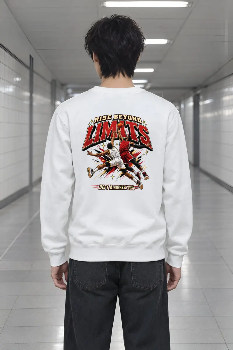 "Rise Beyond Limits" Heavy Blend Unisex Crewneck Sweatshirt