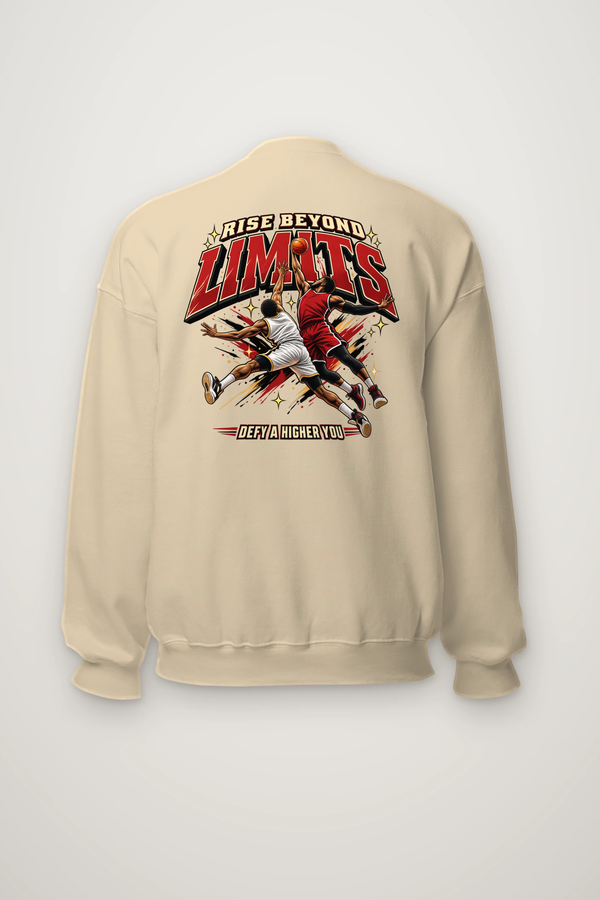 "Rise Beyond Limits" Heavy Blend Unisex Crewneck Sweatshirt