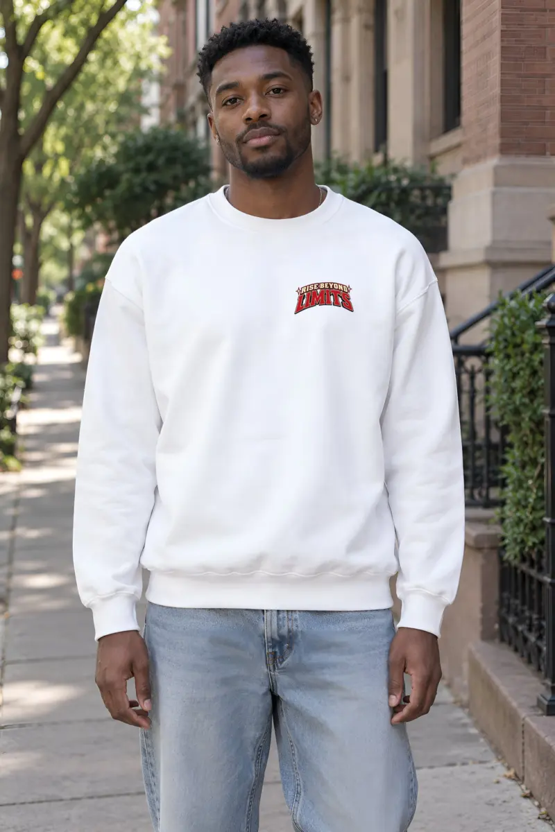 "Rise Beyond Limits" Heavy Blend Unisex Crewneck Sweatshirt