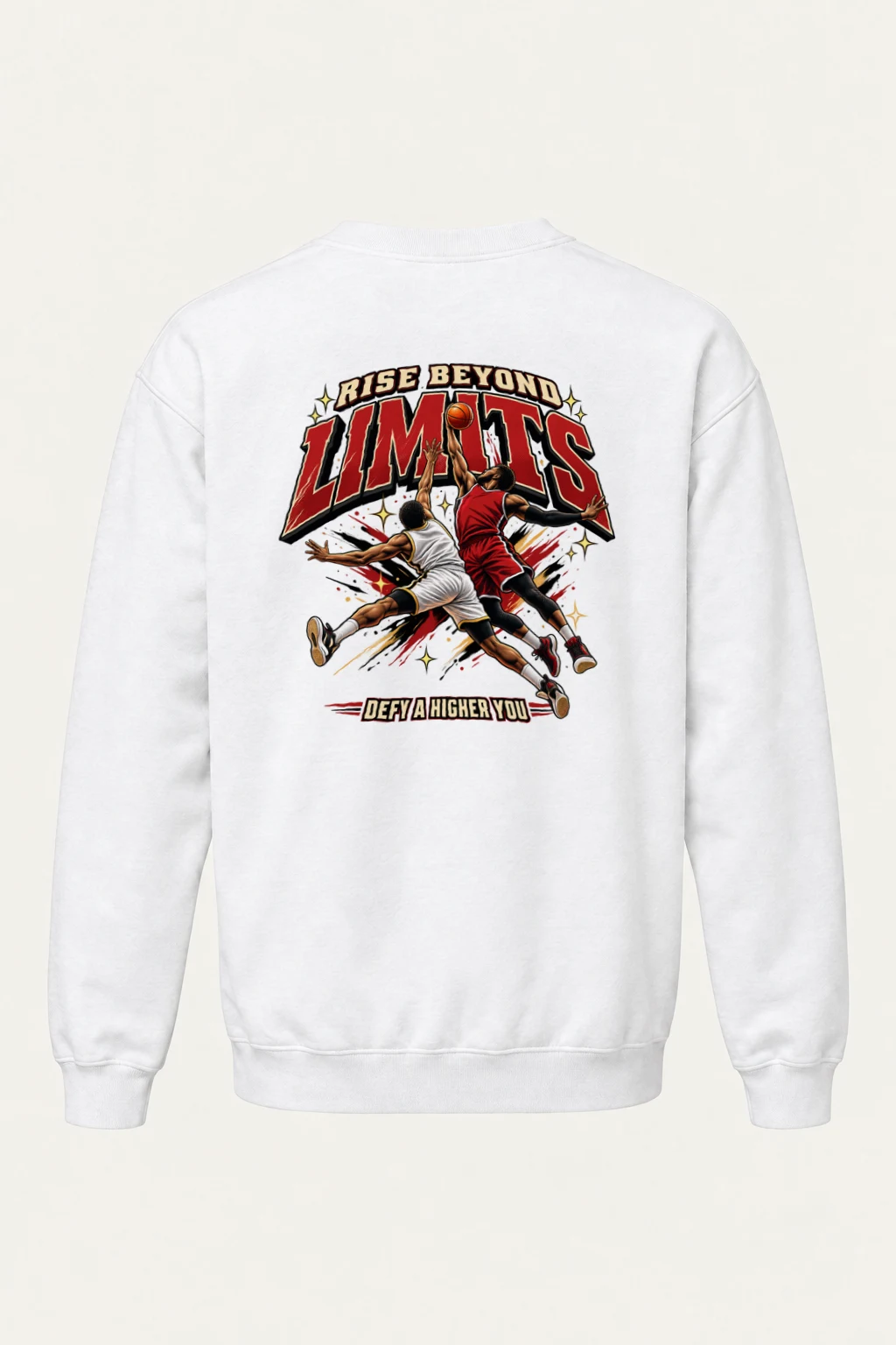 "Rise Beyond Limits" Heavy Blend Unisex Crewneck Sweatshirt | Gildan 18000