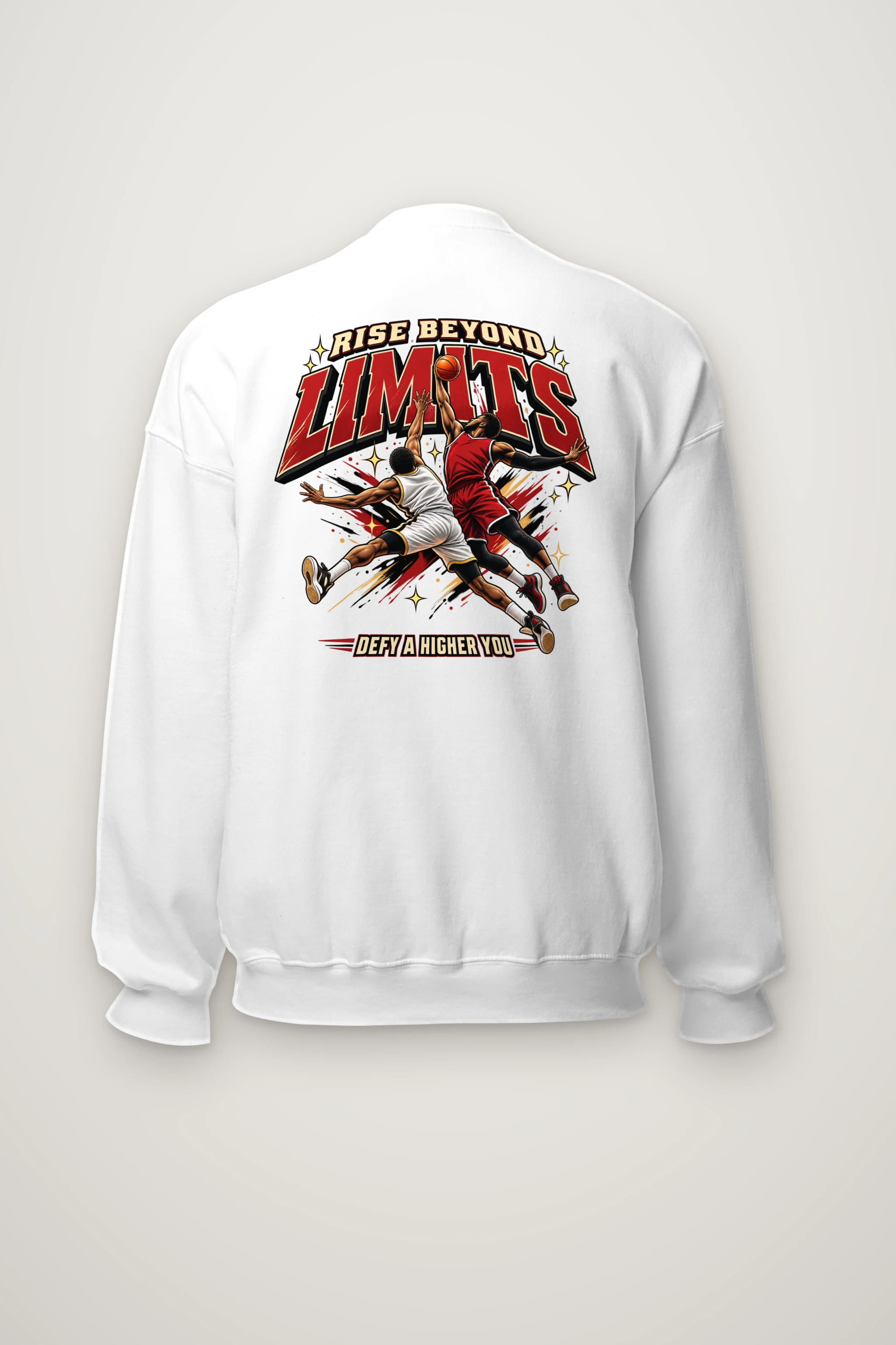"Rise Beyond Limits" Heavy Blend Unisex Crewneck Sweatshirt