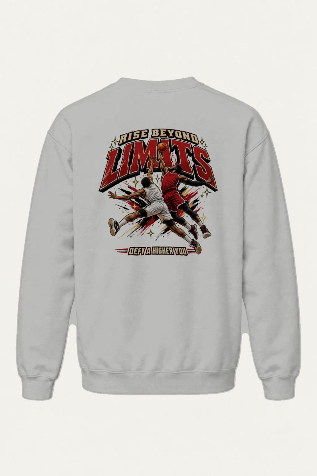 "Rise Beyond Limits" Heavy Blend Unisex Crewneck Sweatshirt | Gildan 18000