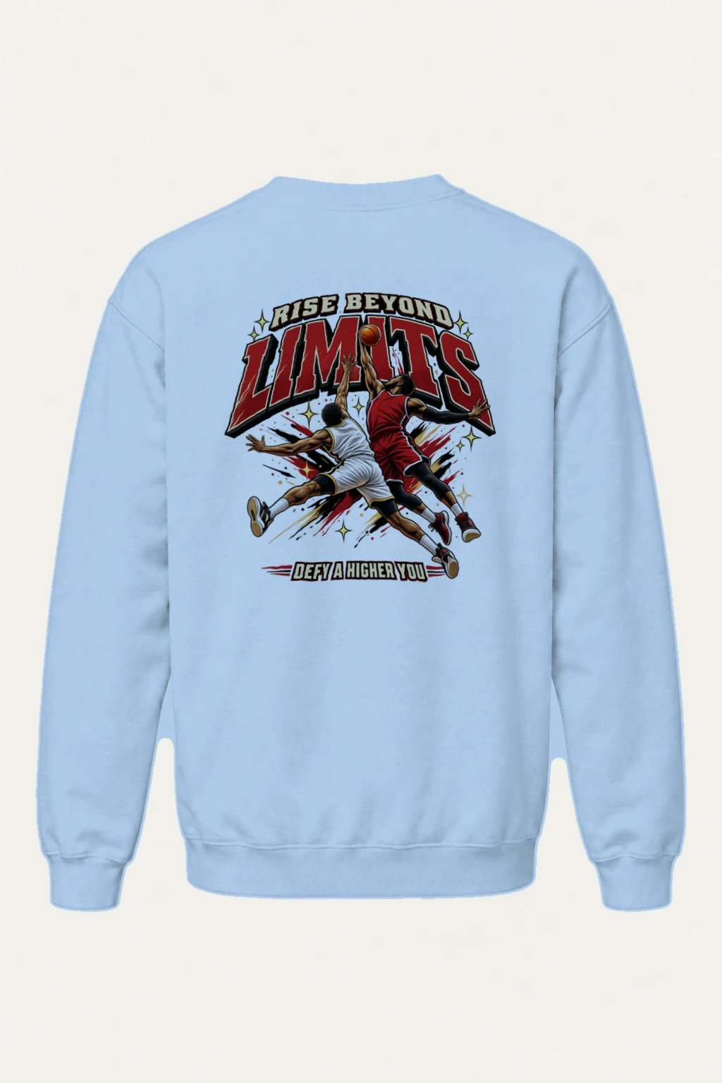 "Rise Beyond Limits" Heavy Blend Unisex Crewneck Sweatshirt | Gildan 18000