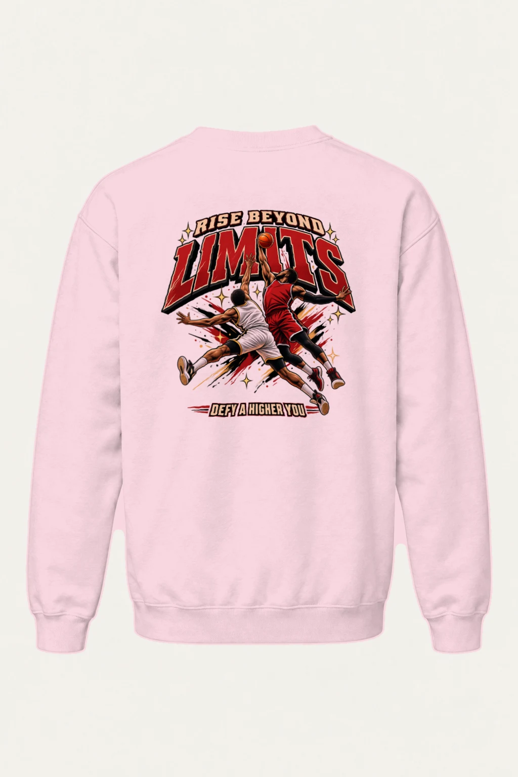 "Rise Beyond Limits" Heavy Blend Unisex Crewneck Sweatshirt | Gildan 18000