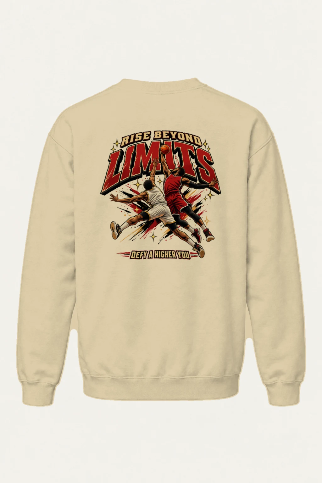 "Rise Beyond Limits" Heavy Blend Unisex Crewneck Sweatshirt | Gildan 18000