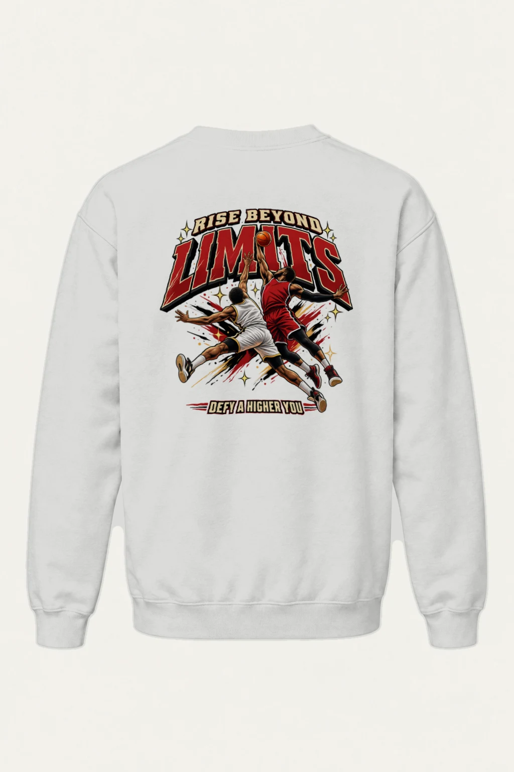"Rise Beyond Limits" Heavy Blend Unisex Crewneck Sweatshirt | Gildan 18000