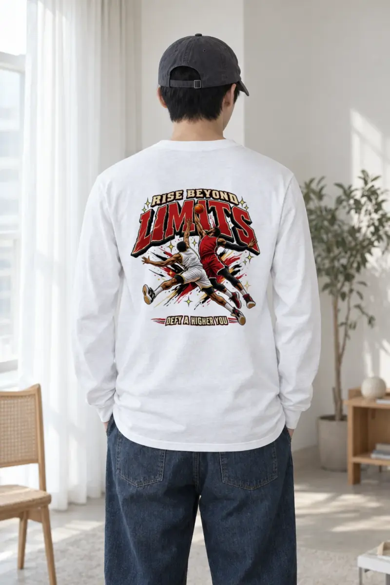 "Rise Beyond Limits" Unisex Longsleeve T-shirt | Gildan 2400