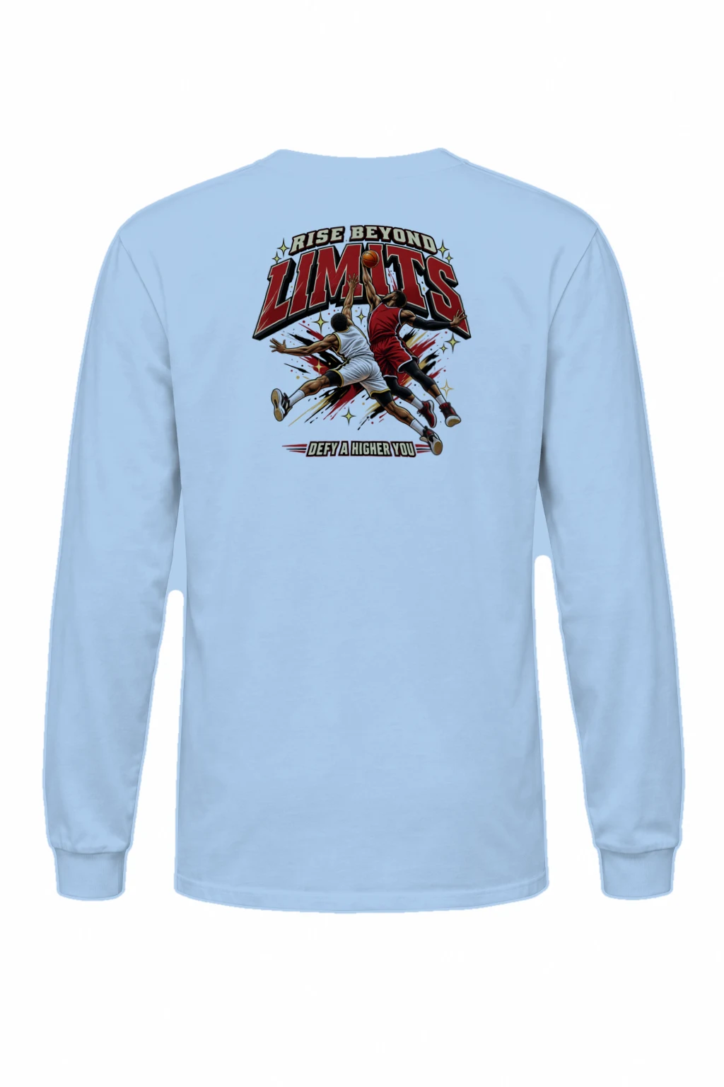 "Rise Beyond Limits" Unisex Longsleeve T-shirt | Gildan 2400