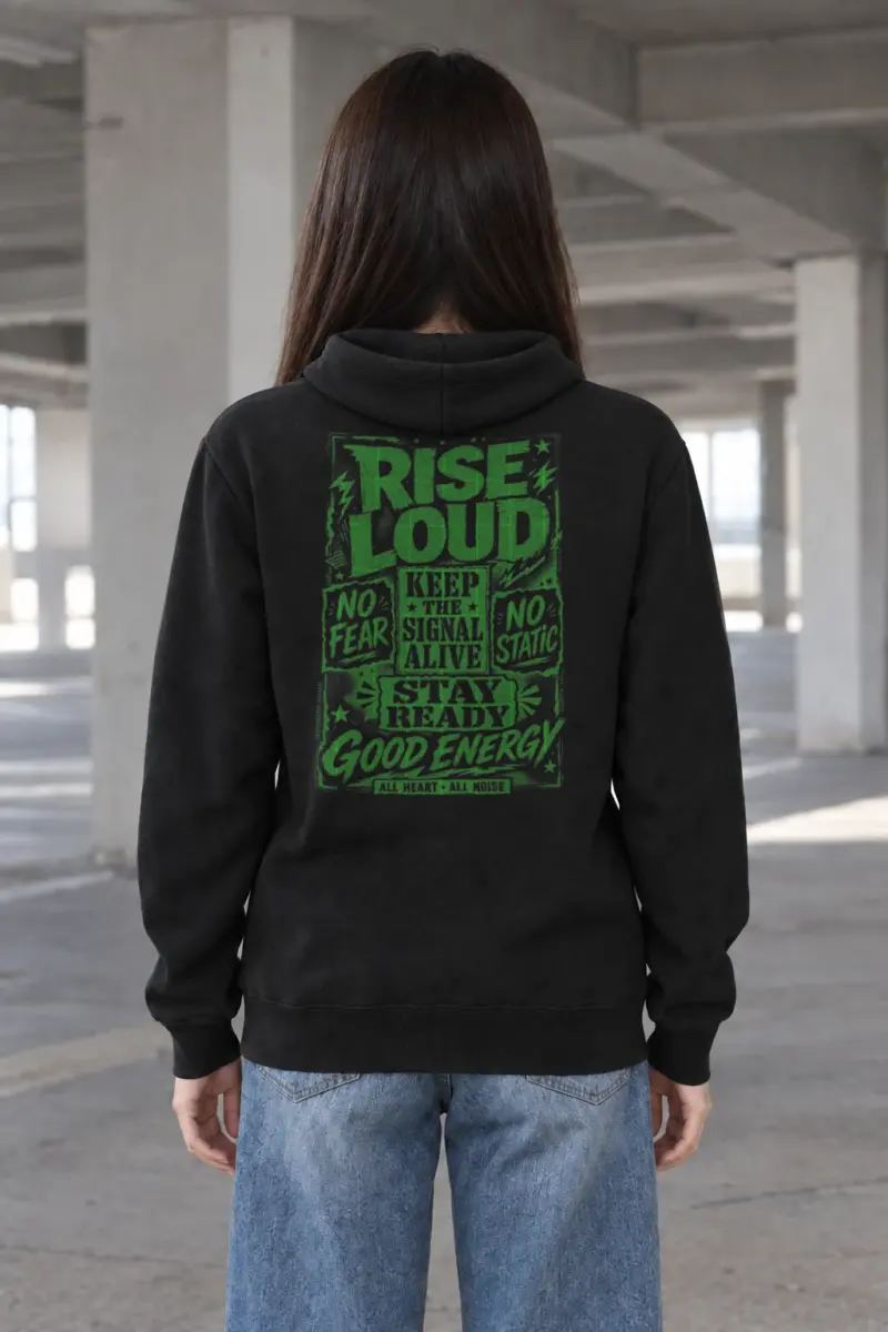 "Rise Loud" Heavy Blend Unisex Pullover Hoodie