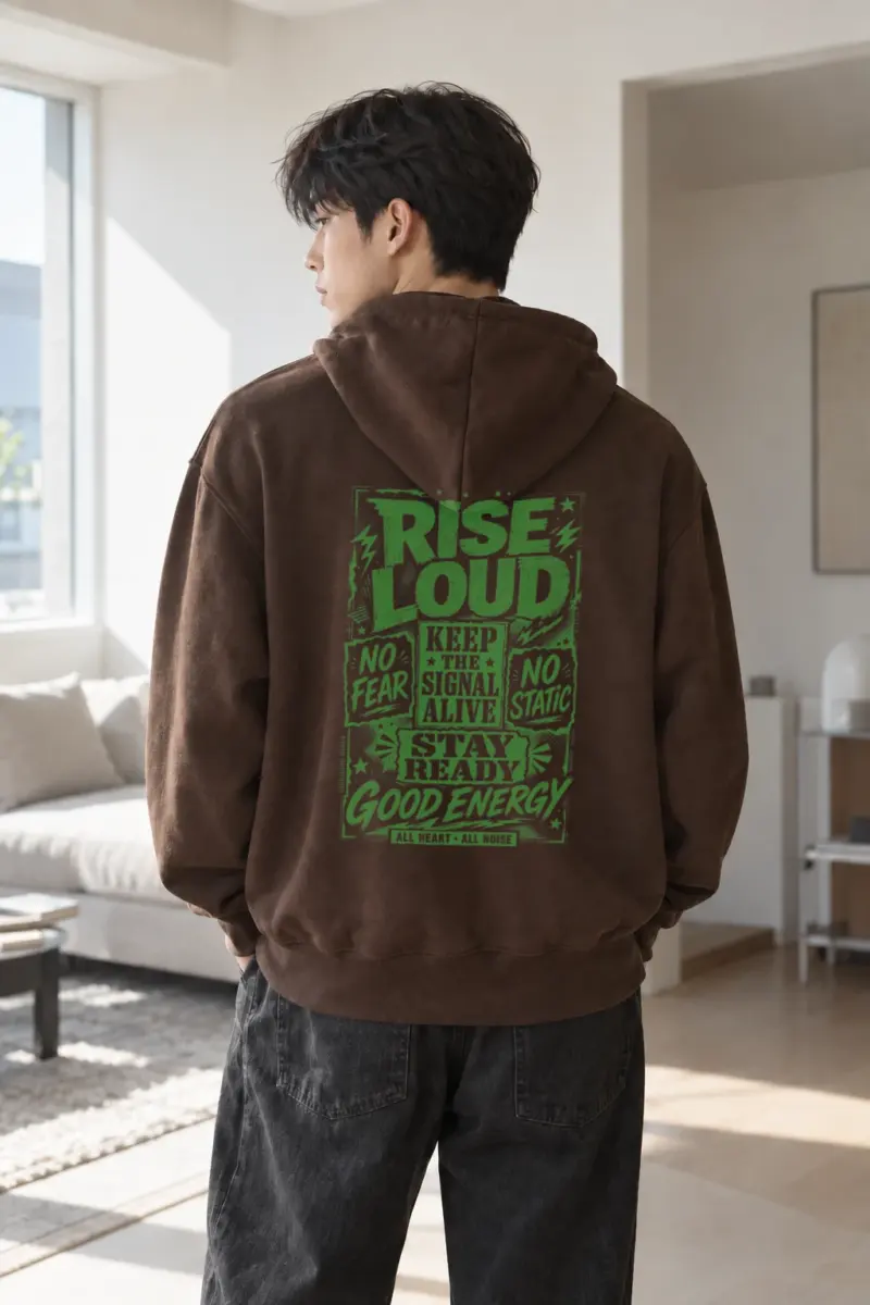 "Rise Loud" Heavy Blend Unisex Pullover Hoodie | Gildan 18500
