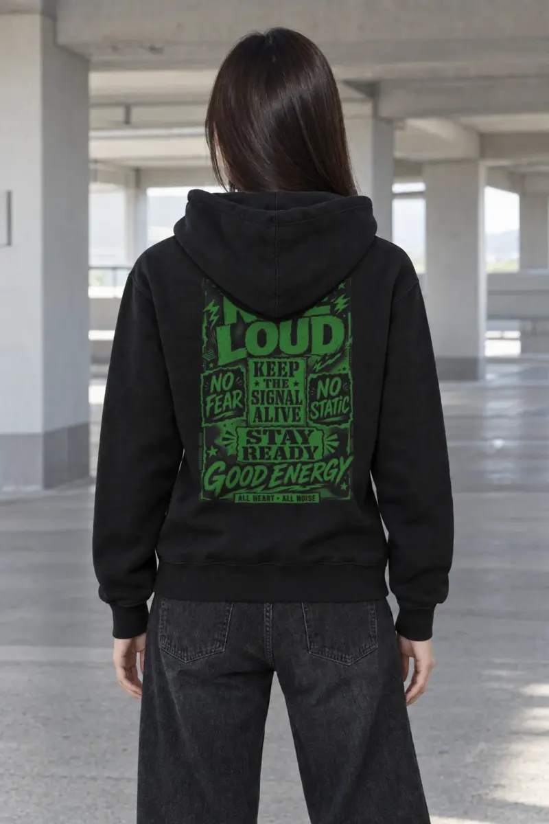 "Rise Loud" Heavy Blend Unisex Pullover Hoodie