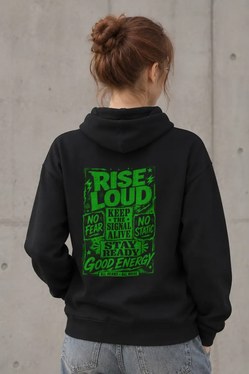 "Rise Loud" Heavy Blend Unisex Pullover Hoodie