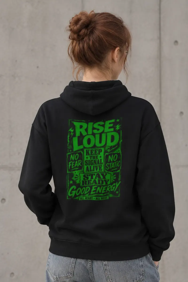 "Rise Loud" Heavy Blend Unisex Pullover Hoodie