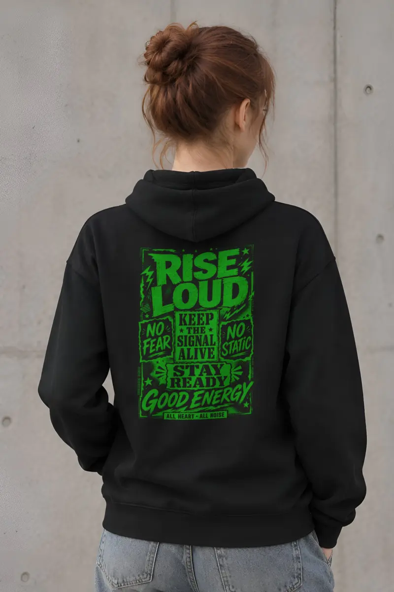 "Rise Loud" Heavy Blend Unisex Pullover Hoodie