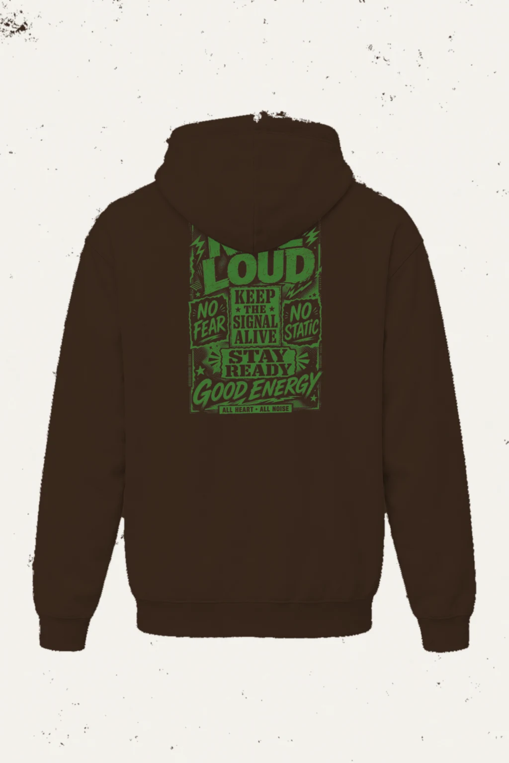 "Rise Loud" Heavy Blend Unisex Pullover Hoodie | Gildan 18500