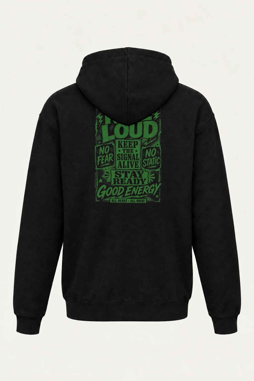 "Rise Loud" Heavy Blend Unisex Pullover Hoodie | Gildan 18500