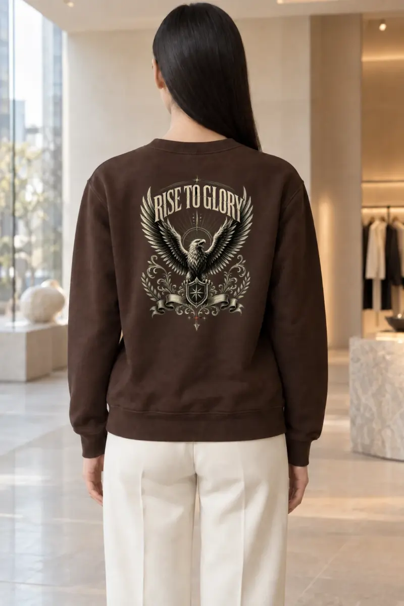"Rise To Glory" Heavy Blend Unisex Crewneck Sweatshirt | Gildan 18000