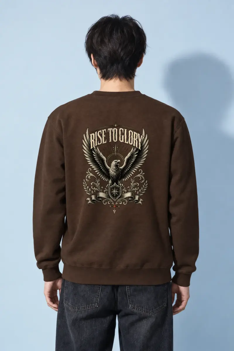 "Rise To Glory" Heavy Blend Unisex Crewneck Sweatshirt