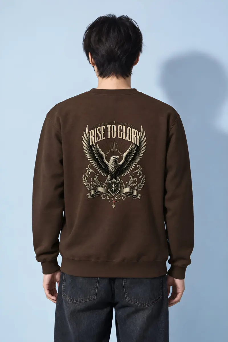 "Rise To Glory" Heavy Blend Unisex Crewneck Sweatshirt