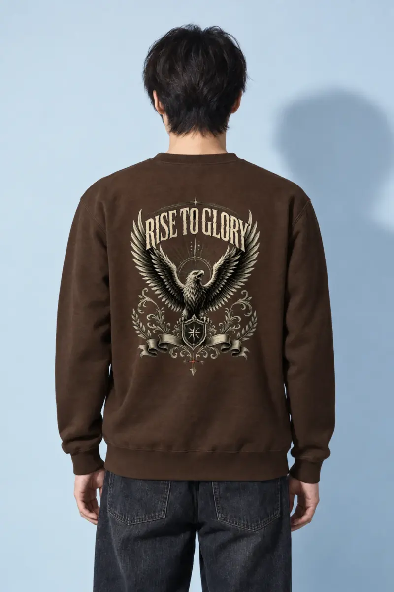 "Rise To Glory" Heavy Blend Unisex Crewneck Sweatshirt
