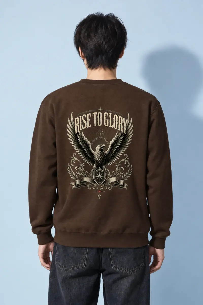 "Rise To Glory" Heavy Blend Unisex Crewneck Sweatshirt