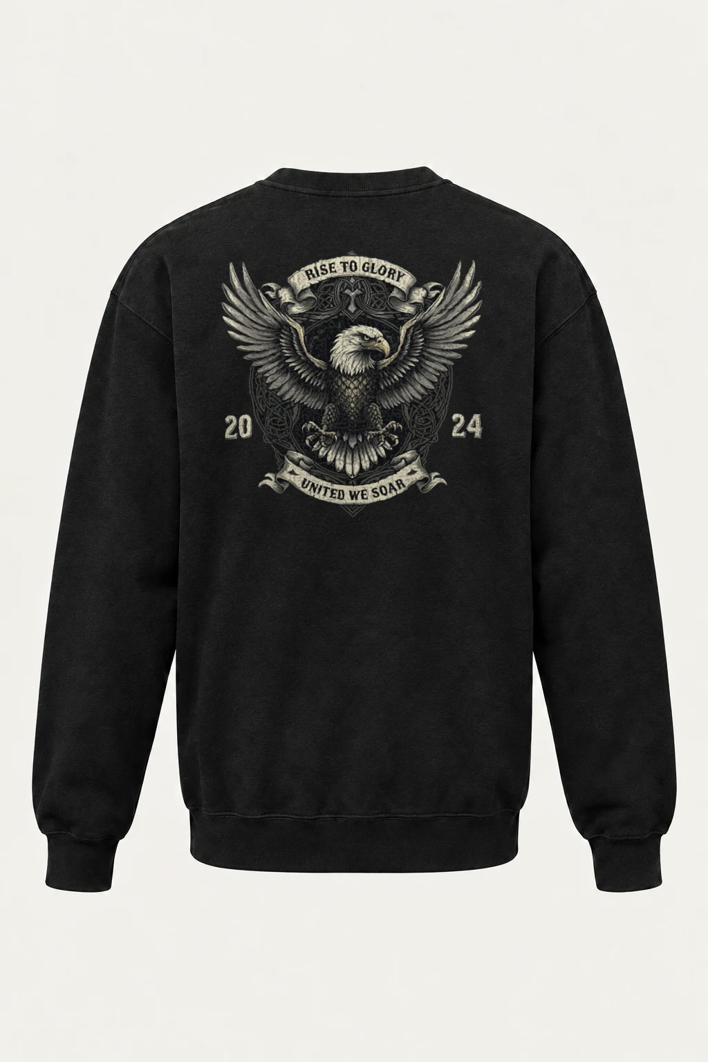 "Rise To Glory" Heavy Blend Unisex Crewneck Sweatshirt | Gildan 18000