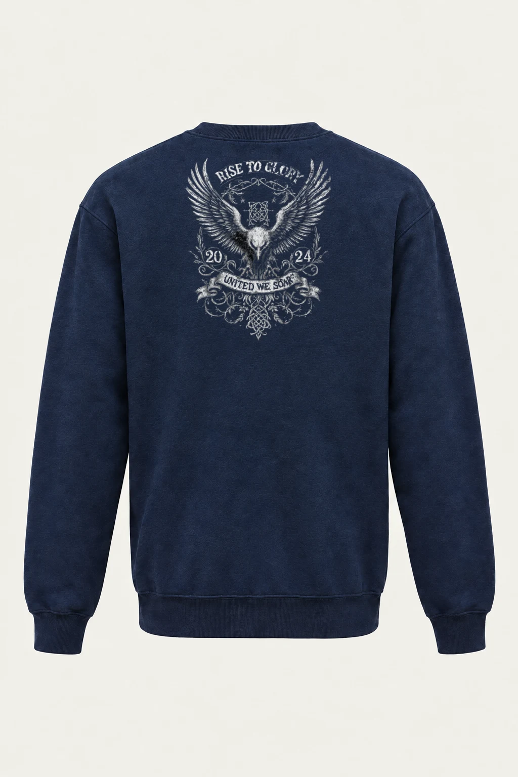 "Rise To Glory" Heavy Blend Unisex Crewneck Sweatshirt | Gildan 18000