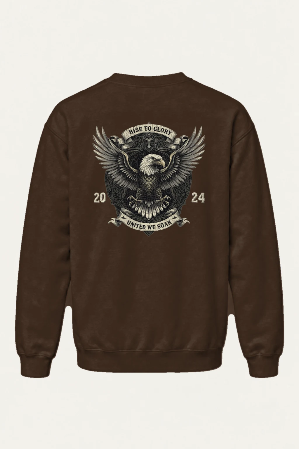 "Rise To Glory" Heavy Blend Unisex Crewneck Sweatshirt | Gildan 18000