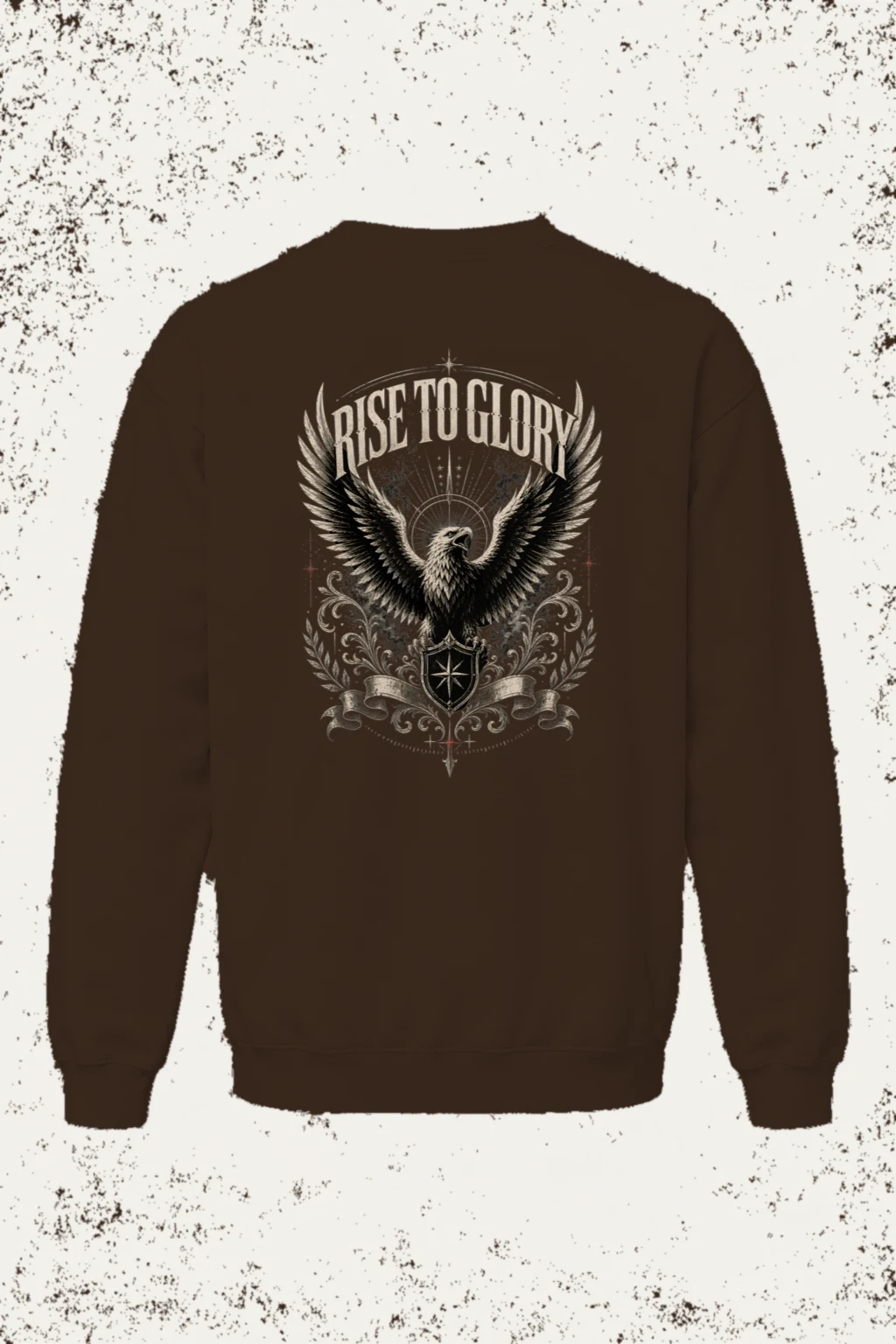 "Rise To Glory" Heavy Blend Unisex Crewneck Sweatshirt | Gildan 18000