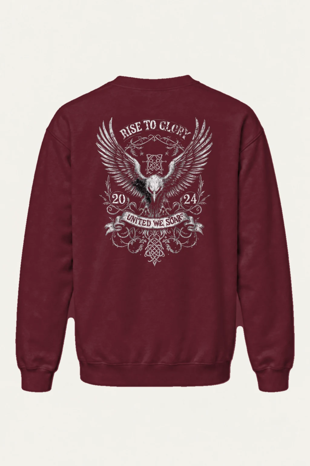 "Rise To Glory" Heavy Blend Unisex Crewneck Sweatshirt | Gildan 18000