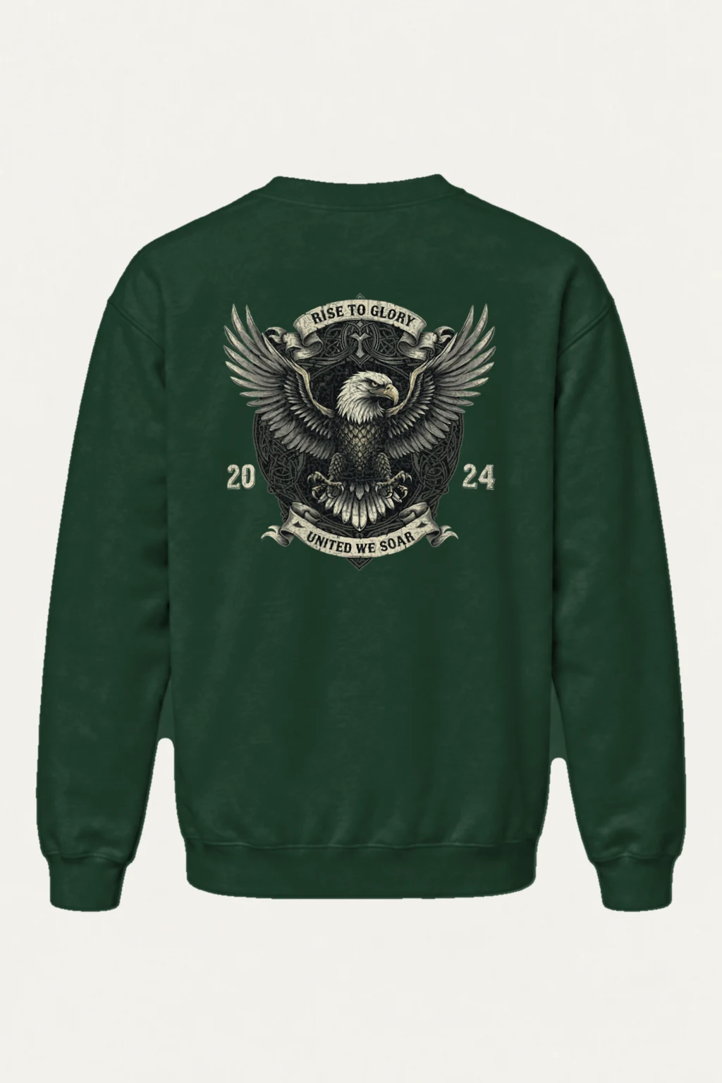 "Rise To Glory" Heavy Blend Unisex Crewneck Sweatshirt | Gildan 18000