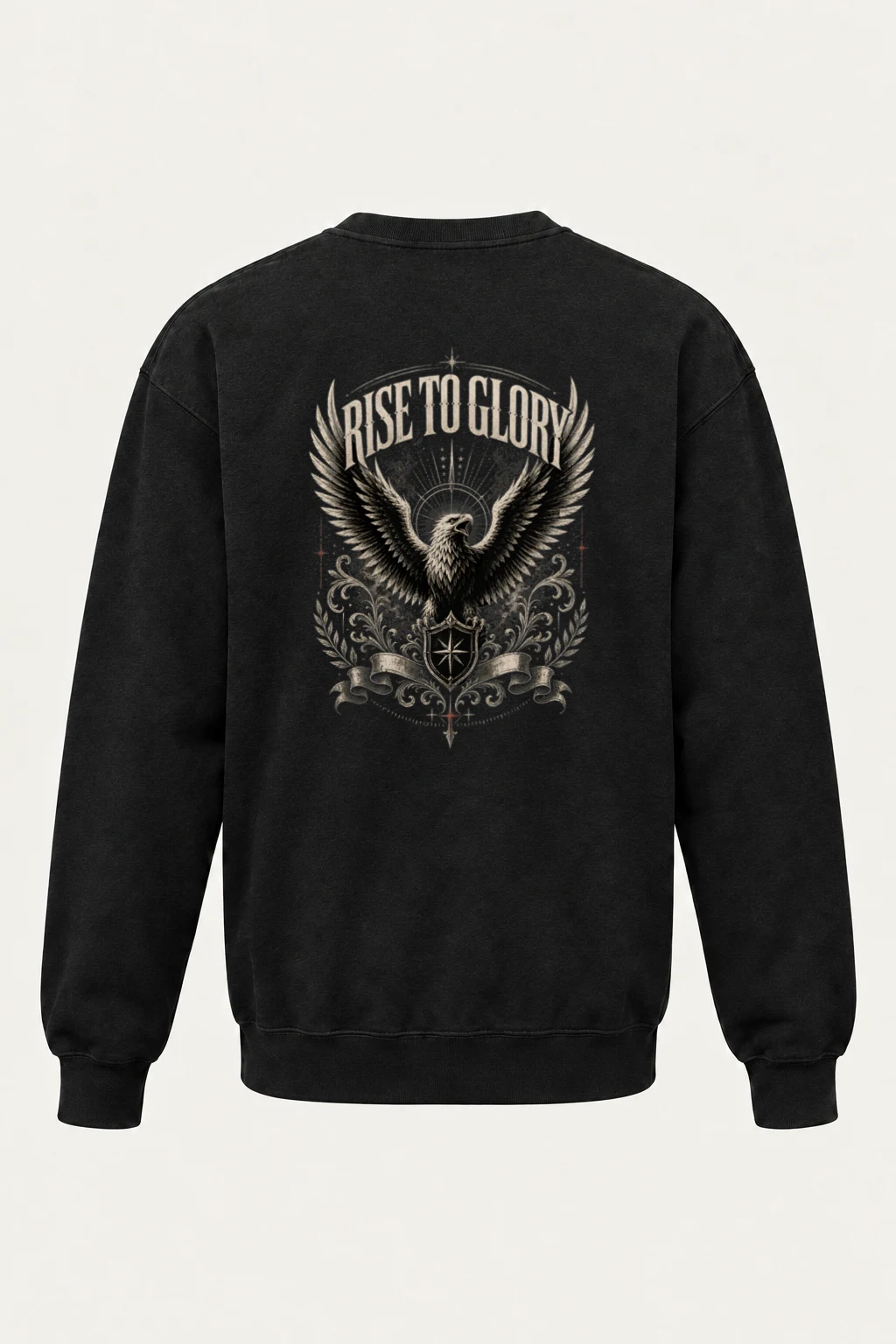 "Rise To Glory" Heavy Blend Unisex Crewneck Sweatshirt | Gildan 18000