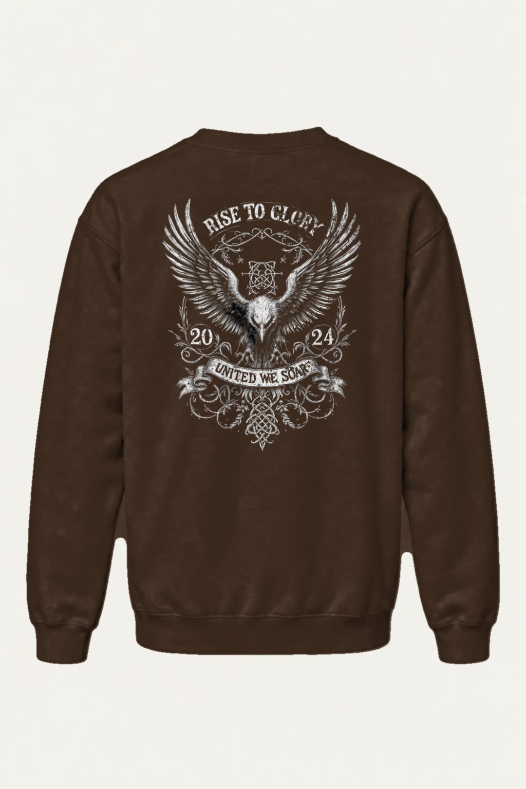 "Rise To Glory" Heavy Blend Unisex Crewneck Sweatshirt | Gildan 18000