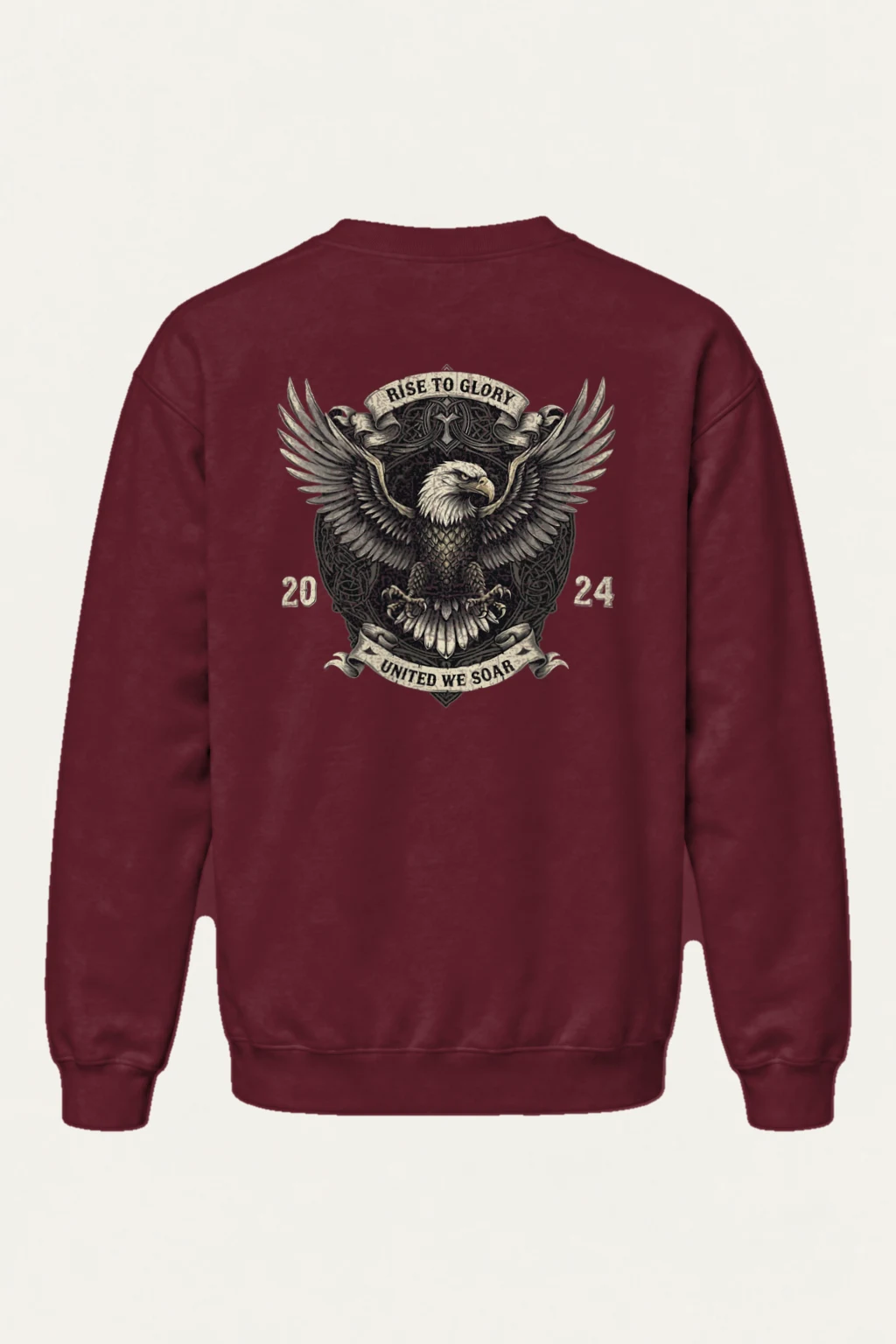 "Rise To Glory" Heavy Blend Unisex Crewneck Sweatshirt | Gildan 18000