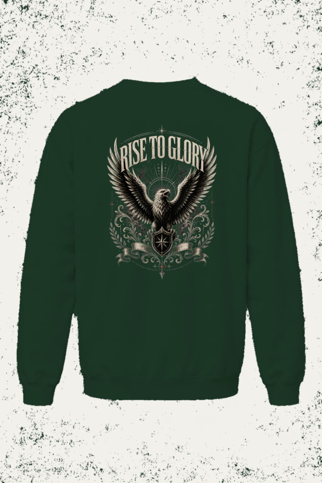 "Rise To Glory" Heavy Blend Unisex Crewneck Sweatshirt | Gildan 18000