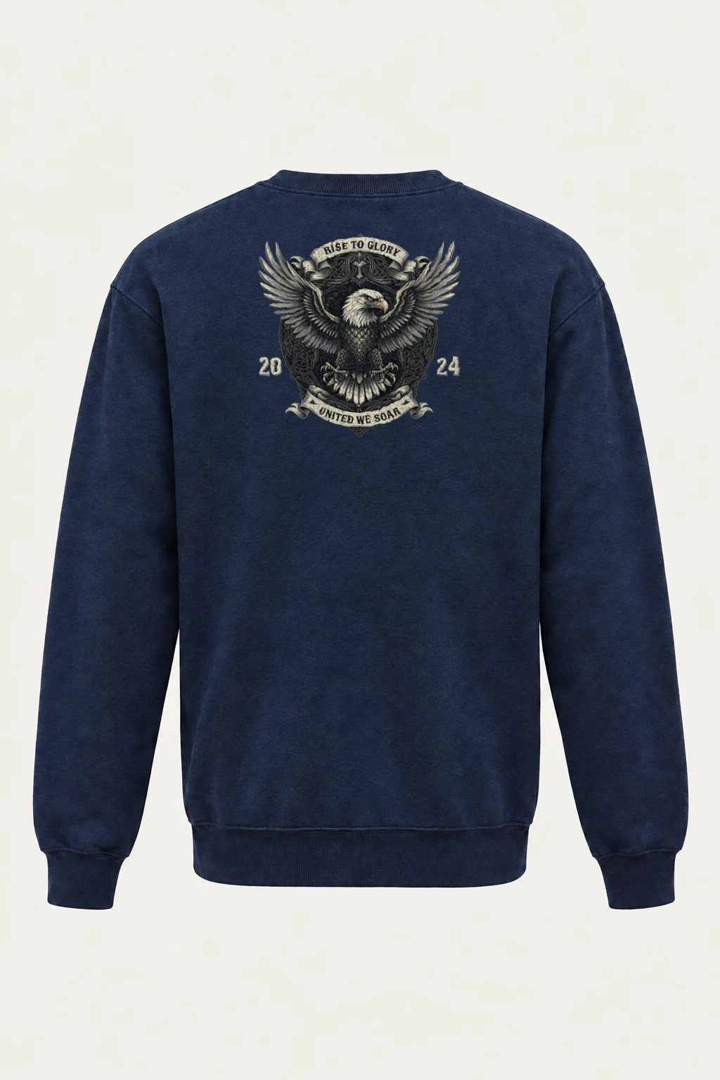 "Rise To Glory" Heavy Blend Unisex Crewneck Sweatshirt | Gildan 18000
