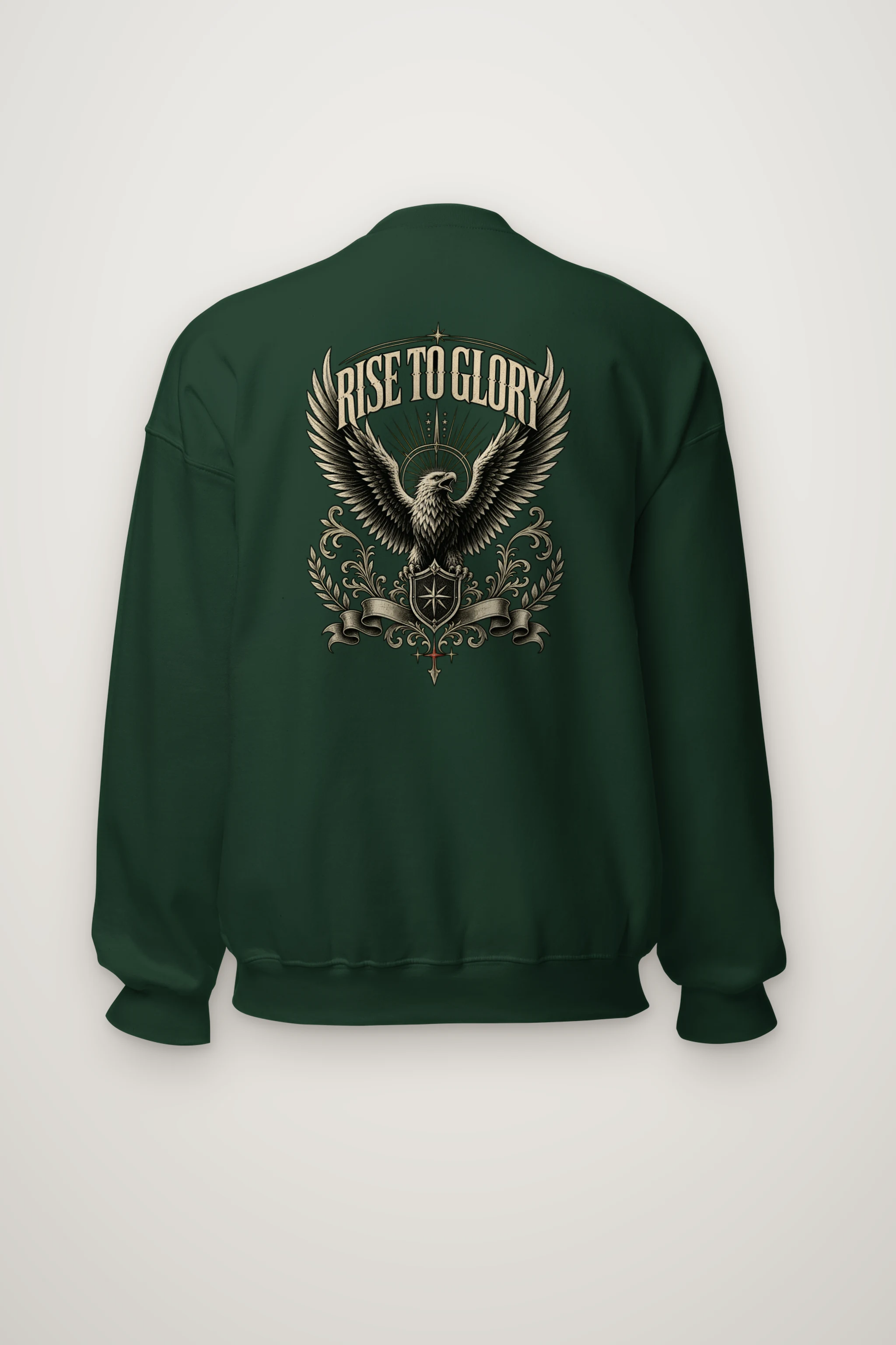 "Rise To Glory" Heavy Blend Unisex Crewneck Sweatshirt