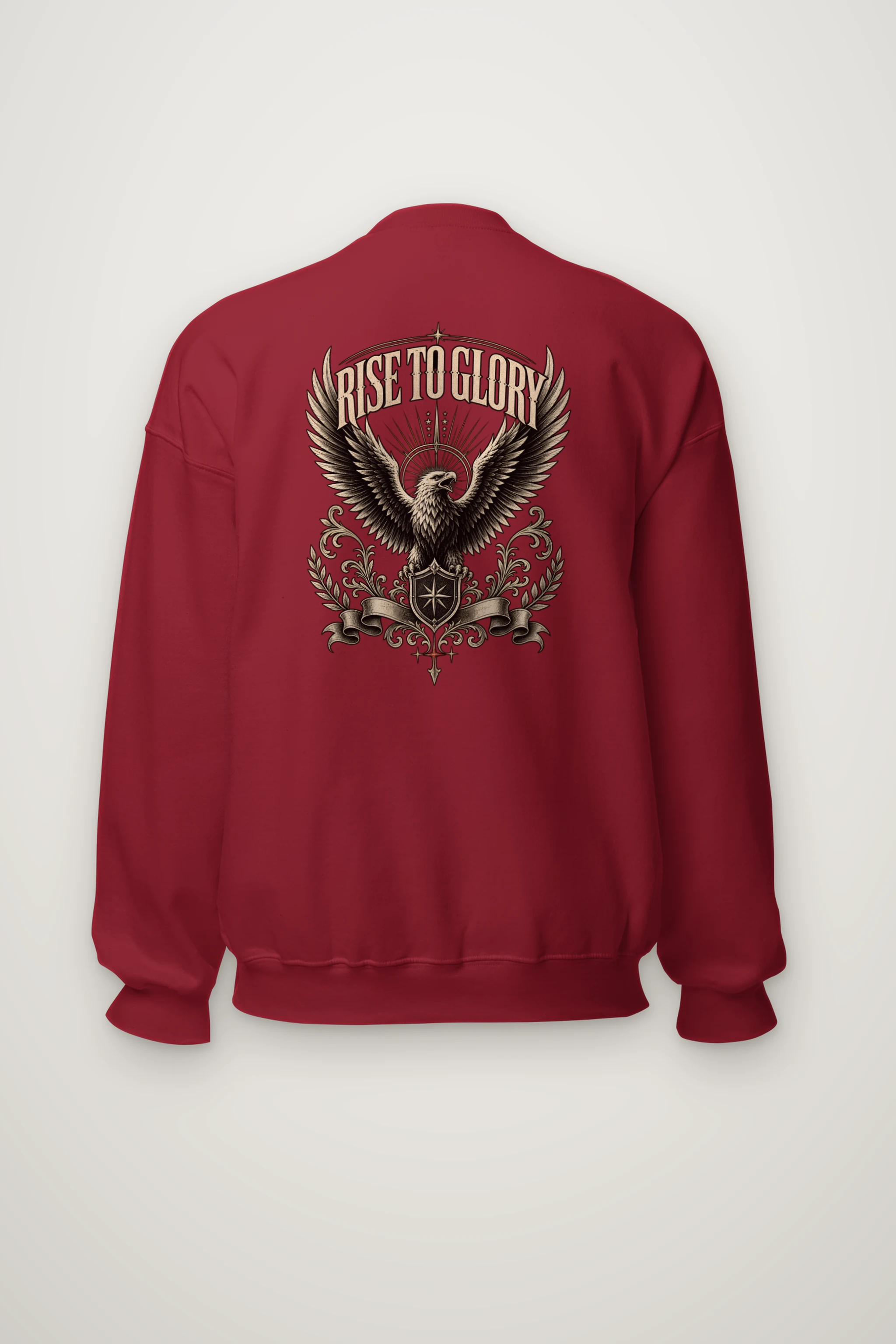"Rise To Glory" Heavy Blend Unisex Crewneck Sweatshirt