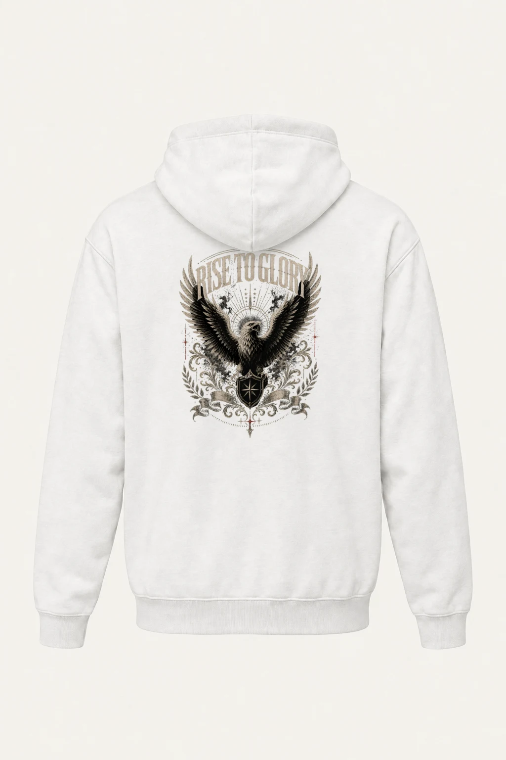"Rise To Glory" Heavy Blend Unisex Pullover Hoodie | Gildan 18500