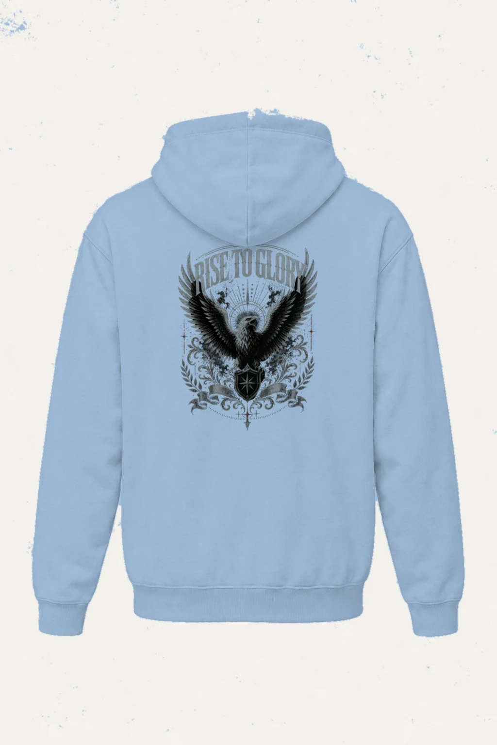 "Rise To Glory" Heavy Blend Unisex Pullover Hoodie | Gildan 18500