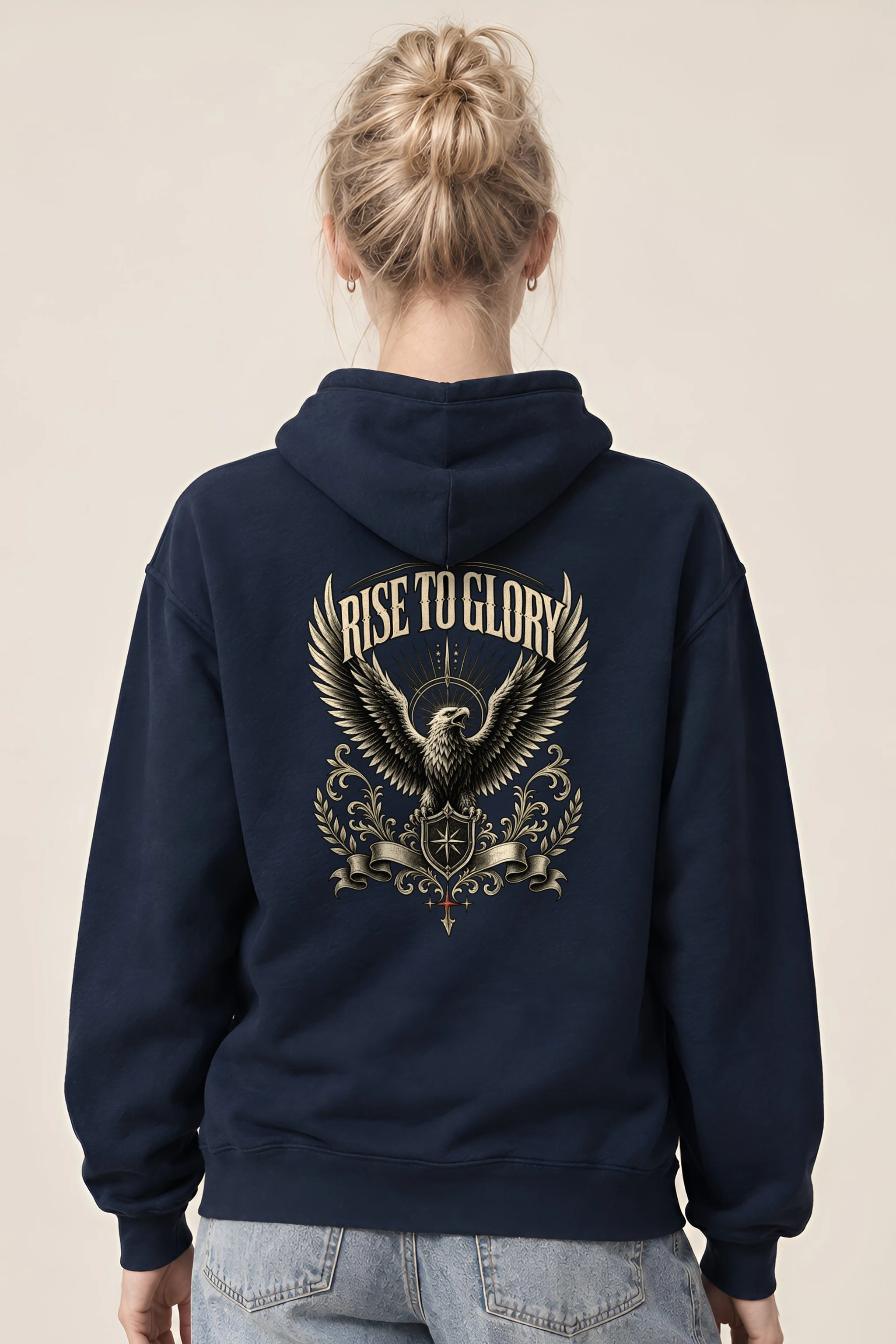 "Rise To Glory" 1 Pullover Hoodie